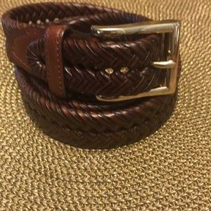 Men’s PDF 44” waist Reddish Brown Braided Belt